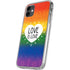Love Is Love Rainbow iPhone 11 Clear Case