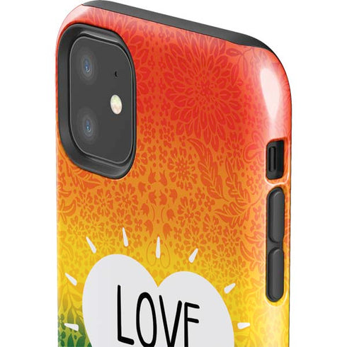 Love Is Love Rainbow iPhone 11 Impact Case