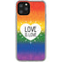 Love Is Love Rainbow iPhone 11 Pro Clear Case