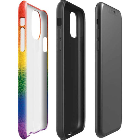 Love Is Love Rainbow iPhone 11 Pro Max Impact Case