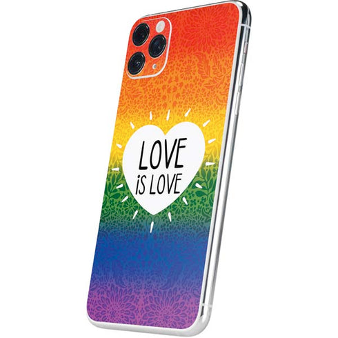 Love Is Love Rainbow iPhone 11 Pro Max Skin