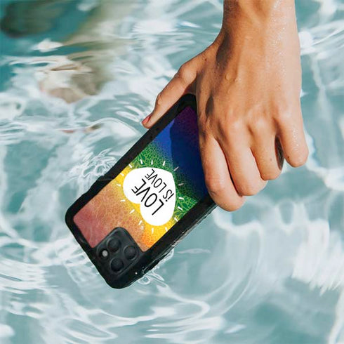 Love Is Love Rainbow iPhone 11 Pro Max Waterproof Case