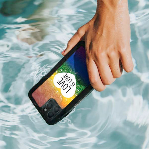 Love Is Love Rainbow iPhone 11 Pro Waterproof Case