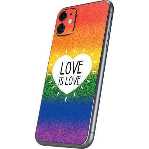Love Is Love Rainbow iPhone 11 Skin