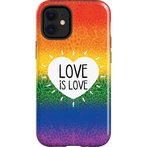 Love Is Love Rainbow iPhone 12 Mini Impact Case