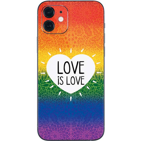 Love Is Love Rainbow iPhone 12 Mini Skin