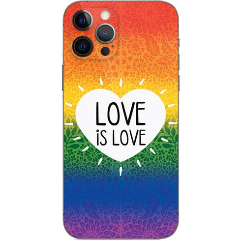 Love Is Love Rainbow iPhone 12 Pro Skin