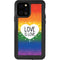 Love Is Love Rainbow iPhone 12 Pro Waterproof Case