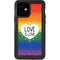 Love Is Love Rainbow iPhone 12 Waterproof Case