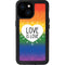 Love Is Love Rainbow iPhone 13 Mini Waterproof Case