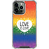 Love Is Love Rainbow iPhone 13 Pro Max Clear Case