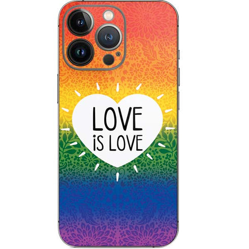 Love Is Love Rainbow iPhone 13 Pro Skin