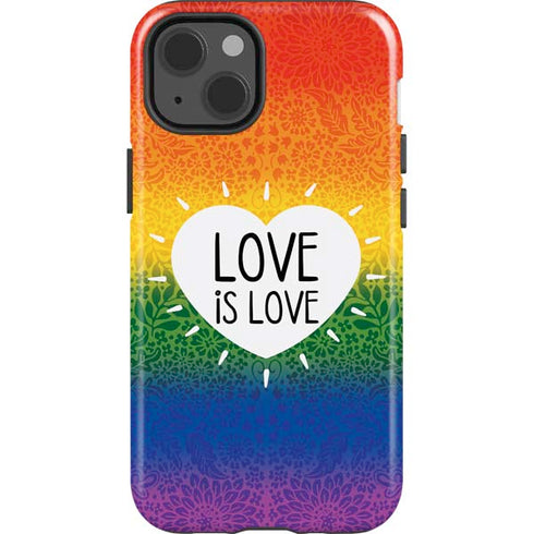 Love Is Love Rainbow iPhone 14 Impact Case