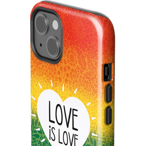 Love Is Love Rainbow iPhone 15 Impact Case