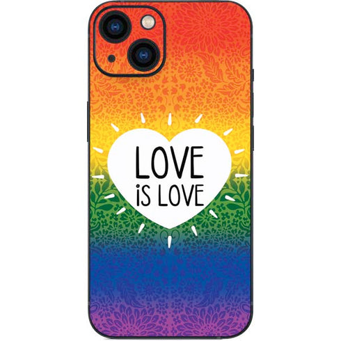Love Is Love Rainbow iPhone 15 Plus Skin