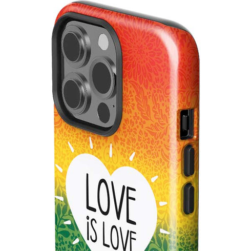 Love Is Love Rainbow iPhone 15 Pro Impact Case