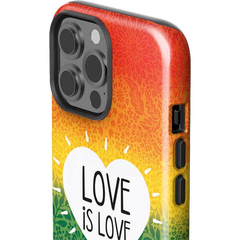 Love Is Love Rainbow iPhone 15 Pro Max Impact Case