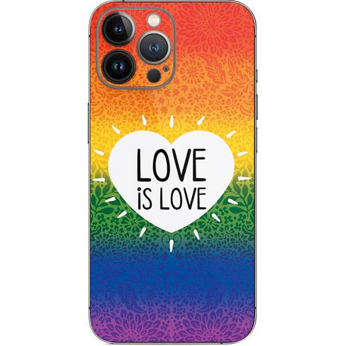 Love Is Love Rainbow iPhone 14 Pro Max Skin
