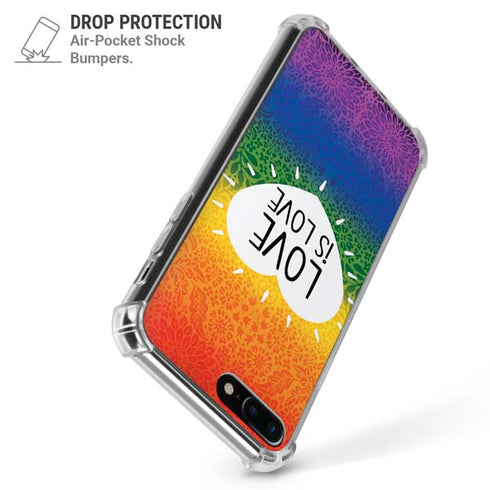 Love Is Love Rainbow iPhone 7/8 Plus Clear Case