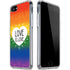 Love Is Love Rainbow iPhone SE (2nd & 3rd Gen) Clear Case