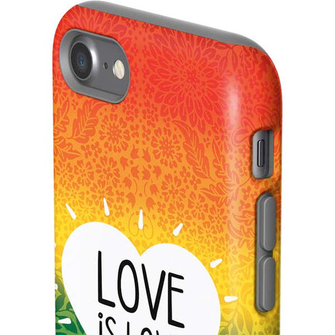 Love Is Love Rainbow iPhone SE (2nd & 3rd Gen) Pro Case