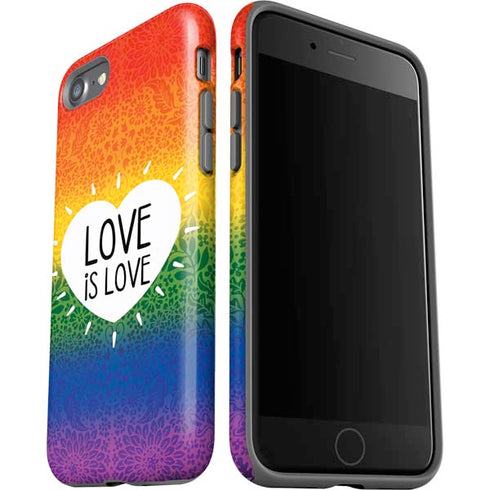 Love Is Love Rainbow iPhone SE (2nd & 3rd Gen) Pro Case