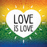 Love Is Love Rainbow iPhone X Skin