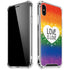 Love Is Love Rainbow iPhone XS Max Clear Case