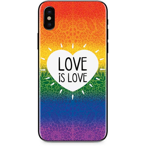 Love Is Love Rainbow iPhone XS Max Skin