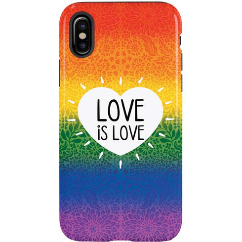 Love Is Love Rainbow iPhone XS Pro Case