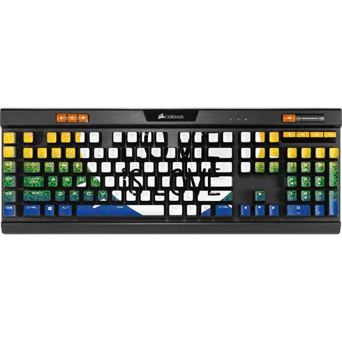 Love Is Love Rainbow K95 RGB PLATINUM Mechanical Gaming Keyboard Skin