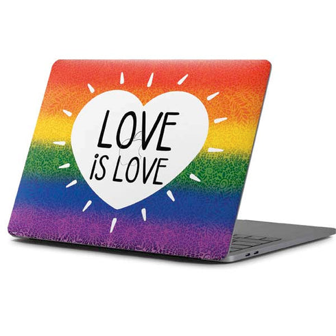 Love Is Love Rainbow Apple MacBook Pro 13-inch Skin