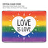 Love Is Love Rainbow MacBook Pro 16in (2021-25) Case plus Skin