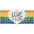 Love Is Love Rainbow Magic Keyboard Skin