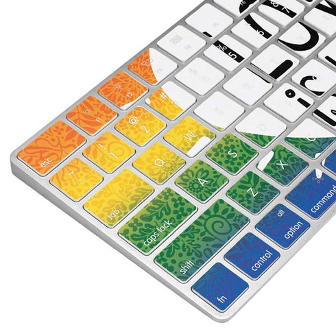 Love Is Love Rainbow Magic Keyboard Skin