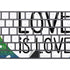 Love Is Love Rainbow Magic Keyboard with Numeric Keypad Skin