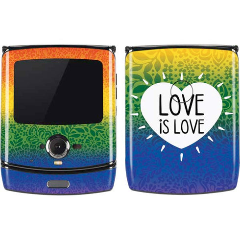 Love Is Love Rainbow Motorola RAZR Skin