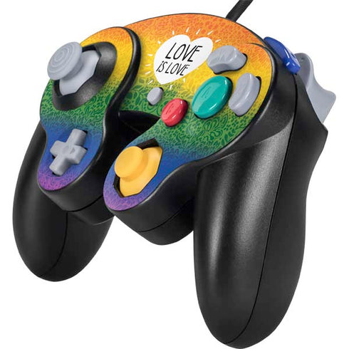 Love Is Love Rainbow Nintendo GameCube Controller Skin