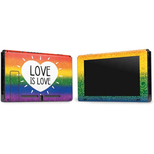 Love Is Love Rainbow Nintendo Switch Bundle Skin