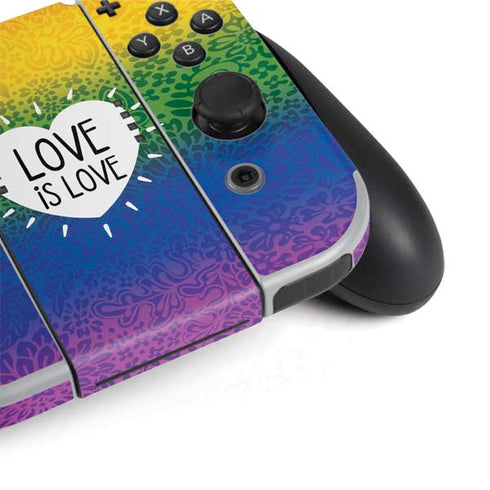 Love Is Love Rainbow Nintendo Switch OLED (2021) Skin