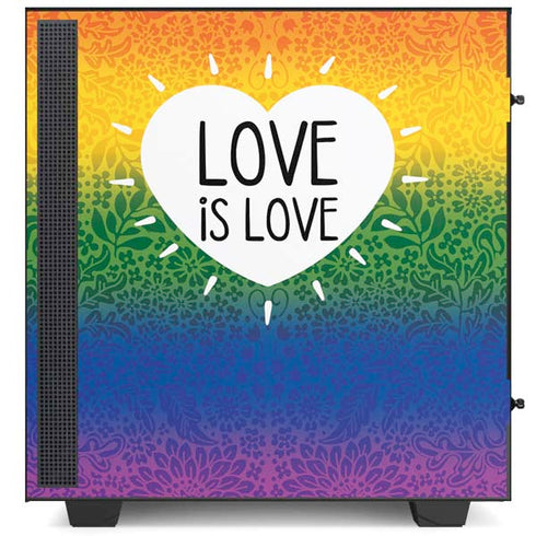 Love Is Love Rainbow NZXT H510 Compact ATX Mid-Tower Case Skin