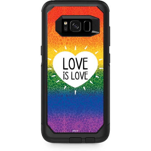 Love Is Love Rainbow Otterbox Commuter Galaxy Skin