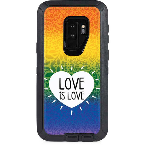 Love Is Love Rainbow Otterbox Defender Galaxy Skin