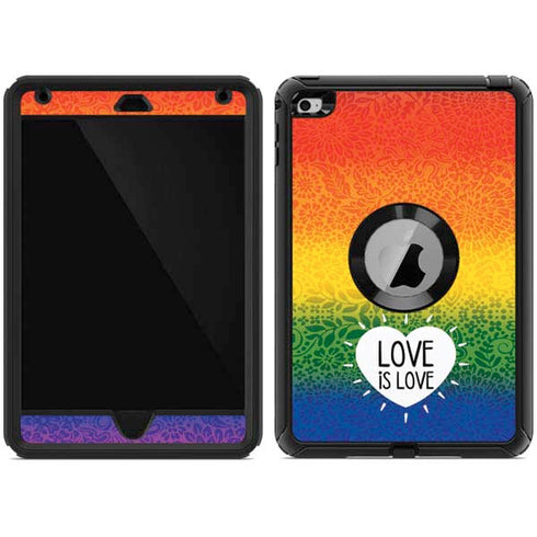Love Is Love Rainbow Otterbox Defender iPad Skin