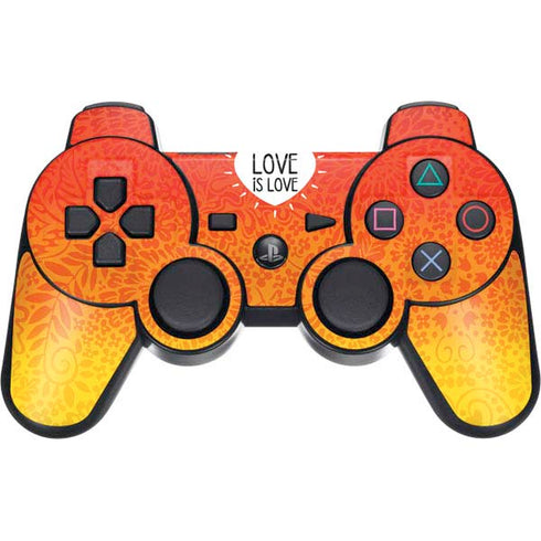 Love Is Love Rainbow PS3 Dual Shock wireless controller Skin