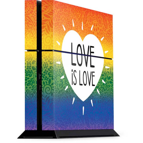 Love Is Love Rainbow PS4 Console Skin
