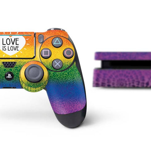 Love Is Love Rainbow PS4 Slim Bundle Skin