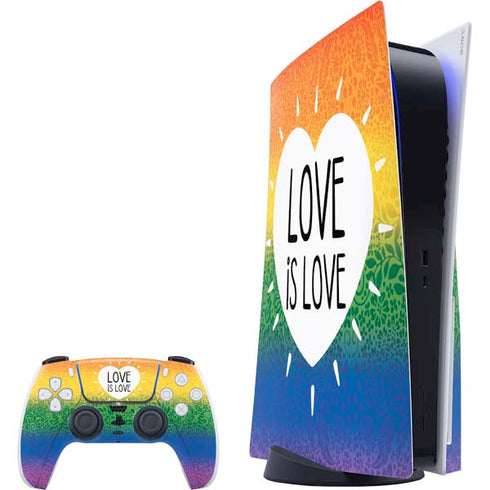 Love Is Love Rainbow PS5 Bundle Skin