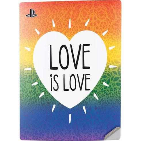 Love Is Love Rainbow PS5 Digital Edition Console Skin