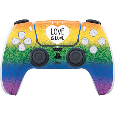 Love Is Love Rainbow PS5 Controller Skin